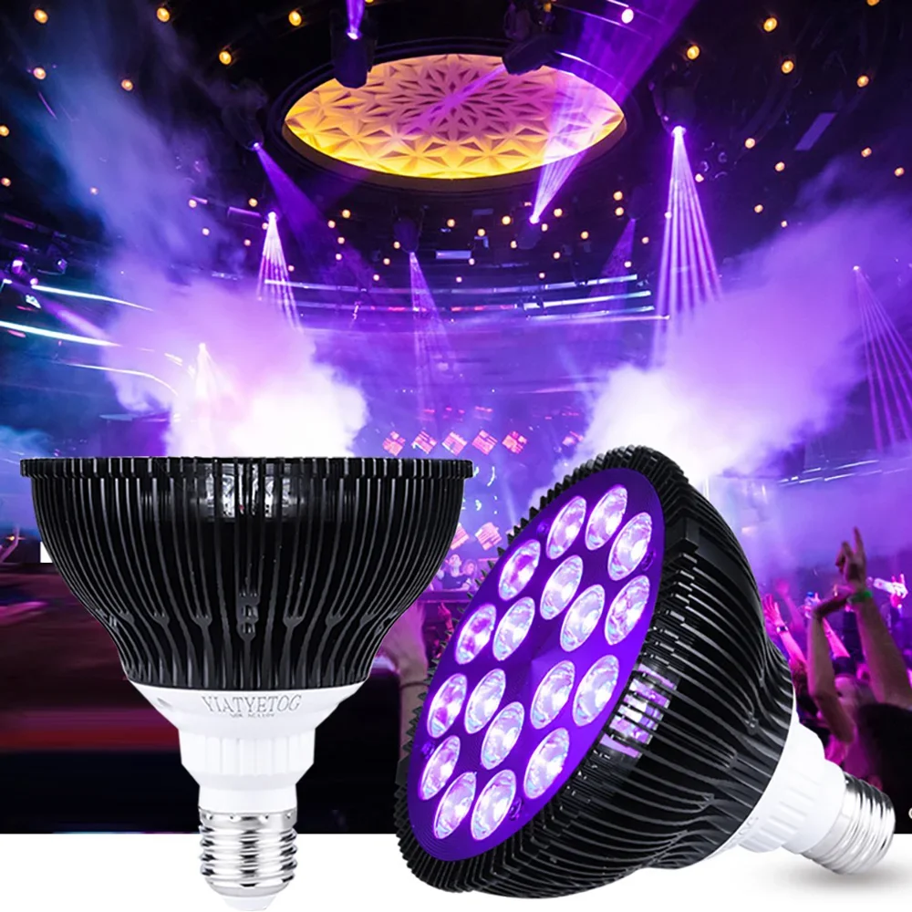 

Ultraviolet UV Lamp Bulb 8W 10W 15W 56W Black Light Fluorescent Detection Lamp E26 110V 220V For DJ Party Home Decoration