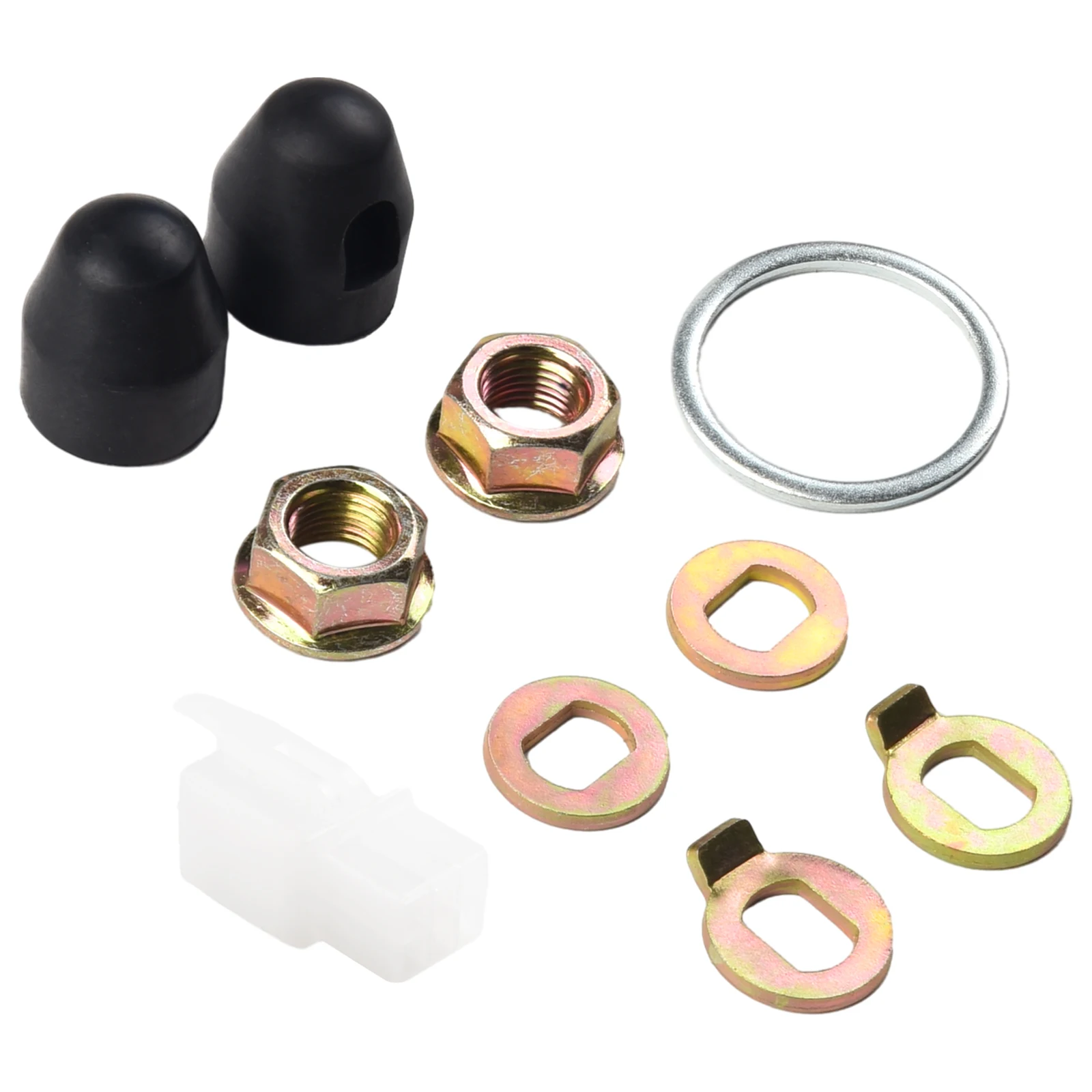 E-bike Hub Motor Axle Lock Nut/ Lock Washer /spacer/ Nut Cover Replacement Rubber Nut Covers For Motors E-bike Accs