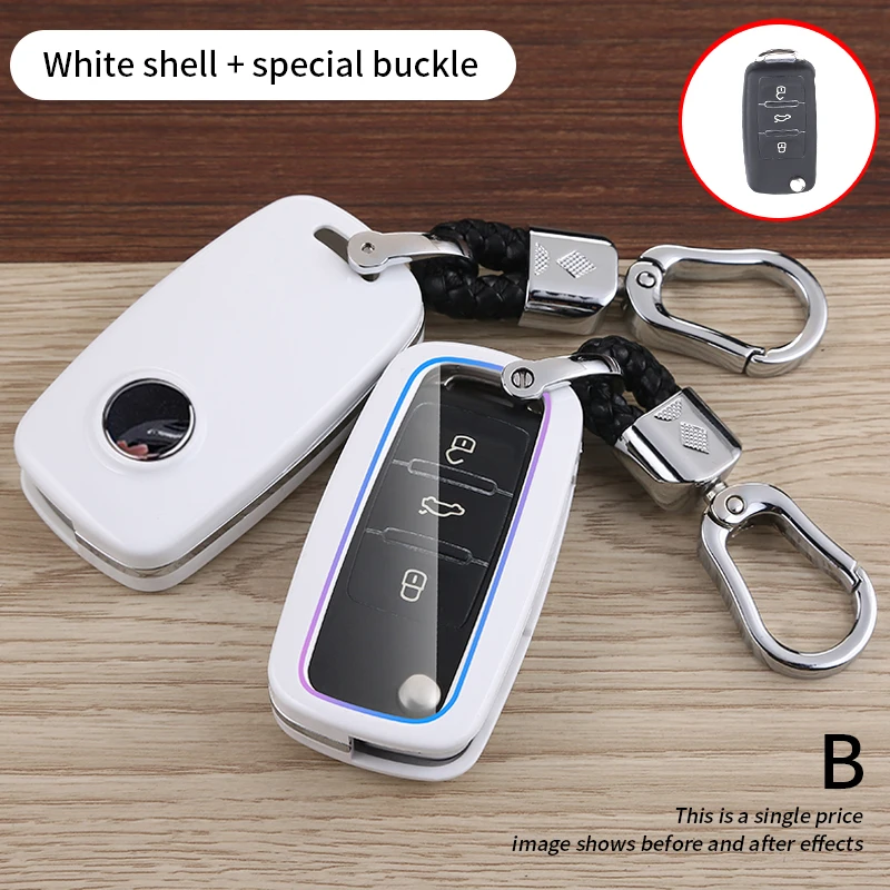 Cover chiate/telecomando per Volkswagen Polo VW Golf 7 Passat Tiguan Scirocco Skoda Octavia Seat - S7eb24ca211414adab2b381dc8d27008cB