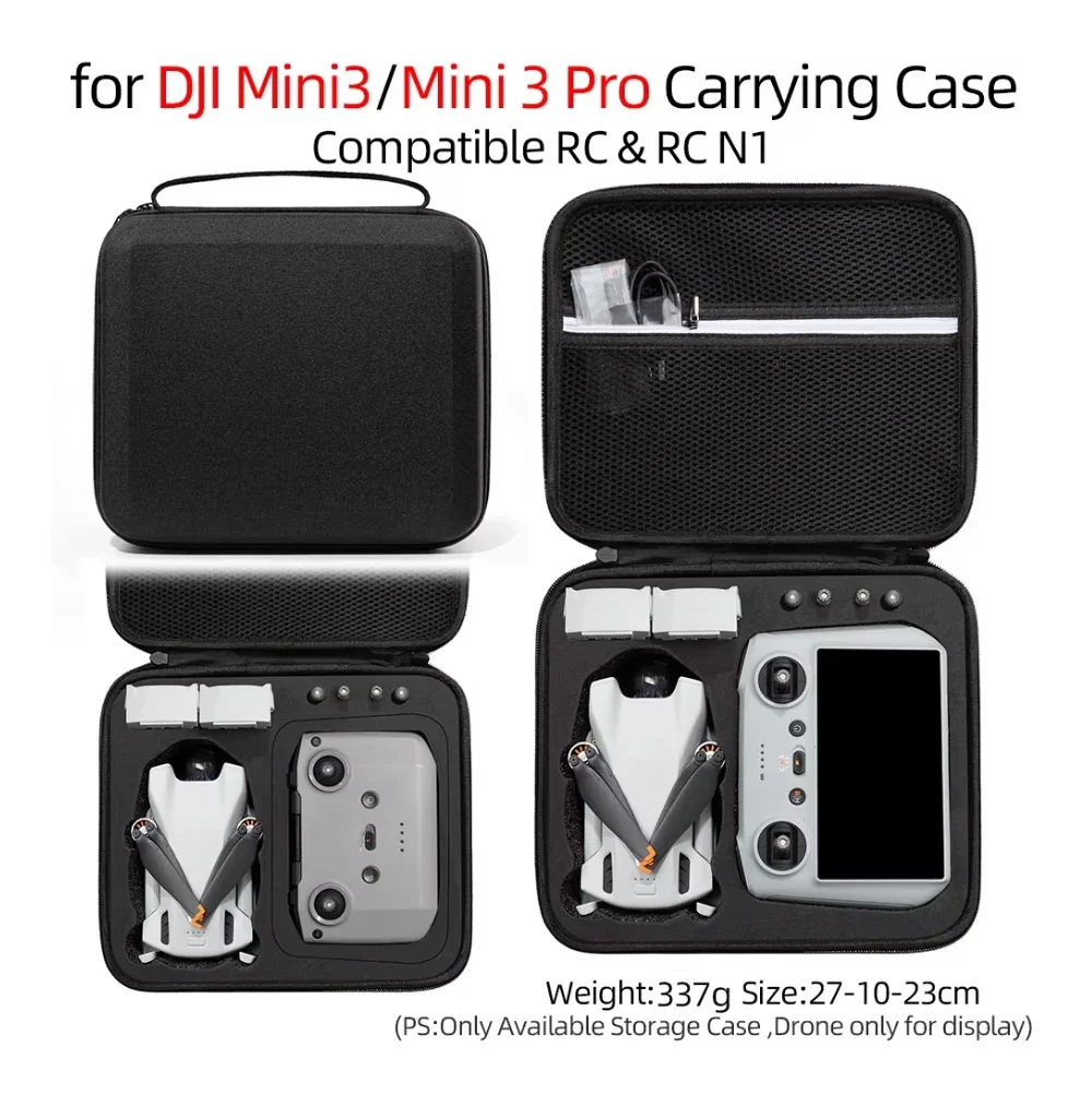 Portable Storage Bag for Drone Remote Controller with Carrying Case