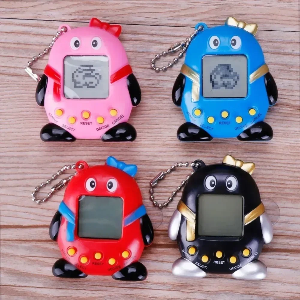 

Creative Penguin Shaped Electronic Pet Game Toy 168 Pets In 1 Virtual Pet Electronic Toys Kids Funny Gifts E Pet Toy