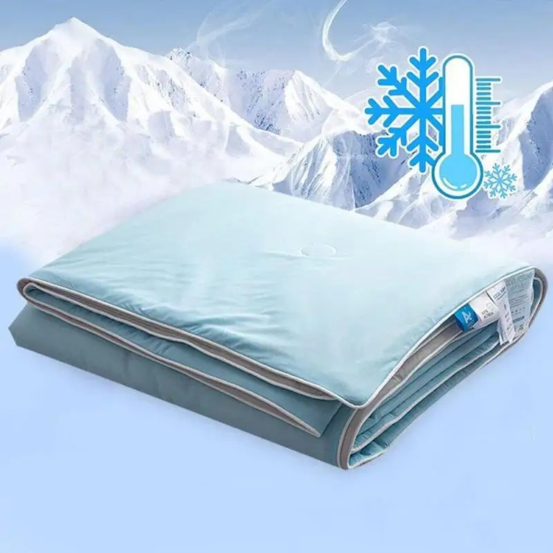 

Cooling Blankets Smooth Air Condition Comforter Lightweight Summer Quilt With Double Side Cold & Cooling Fabric Home Supplies