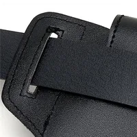 Ensemble de sacs pour téléphone portable en cuir, sac banane pour hommes, clé verticale, site de travail d'été pour hommes portant une ceinture autour du sac de taille. 6