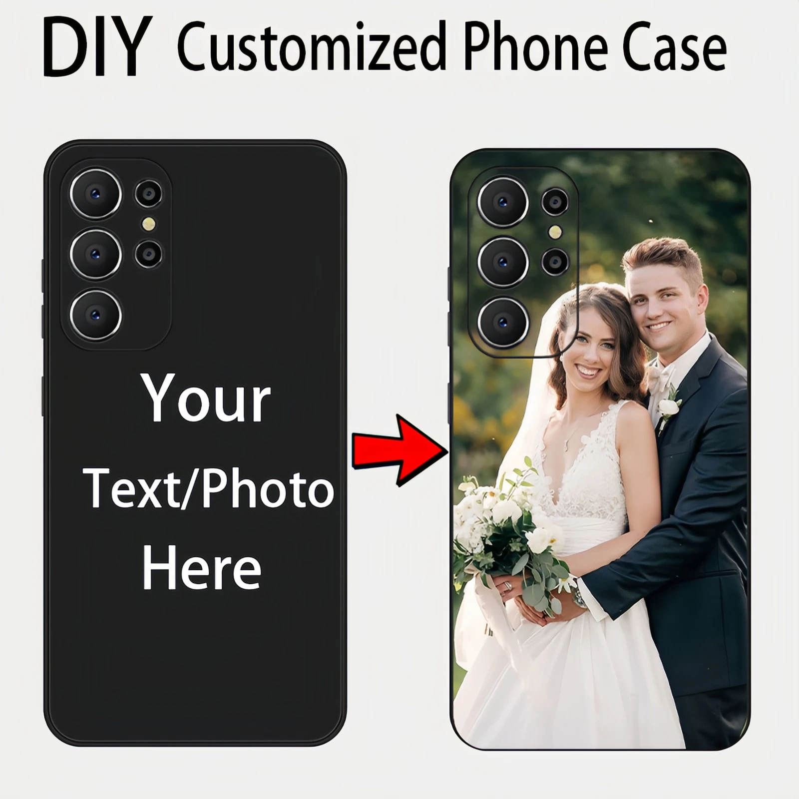 Customized Straight Edge Phone Case with Modern Design