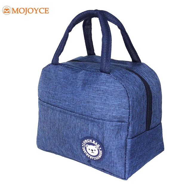 Sac à déjeuner isotherme thermique, boîte à déjeuner fourre-tout école  bureau Portable glacière pochette à Bento conteneur à déjeuner sacs de  rangement des aliments sac à main - AliExpress