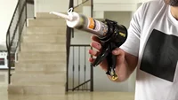 Caulking Gun (5 Pcs) - Anti Drip Extreme-Duty Caulking Gun - Patented New and Innovative Design - Lightweight ABS Frame 2