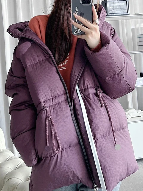 Winter Women Stand Collar Puffer Jacket Casual Long Sleeve Lightweight  White Duck Down Coat Female Short Outwear Abrigo Mujer - AliExpress