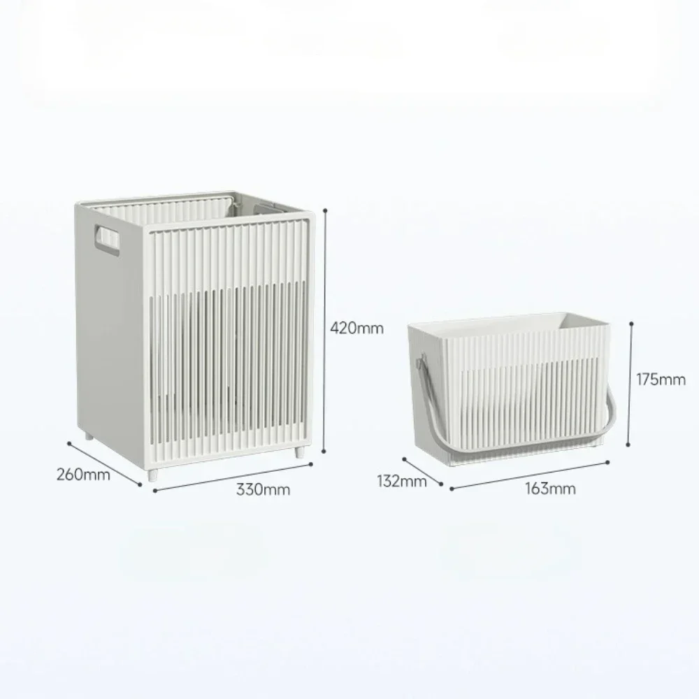 Foldable Laundry Basket Dirty Clothes Storage Clothes  Bucket Home Accessories Household Bathroom Large Capaci Storage Basket 6