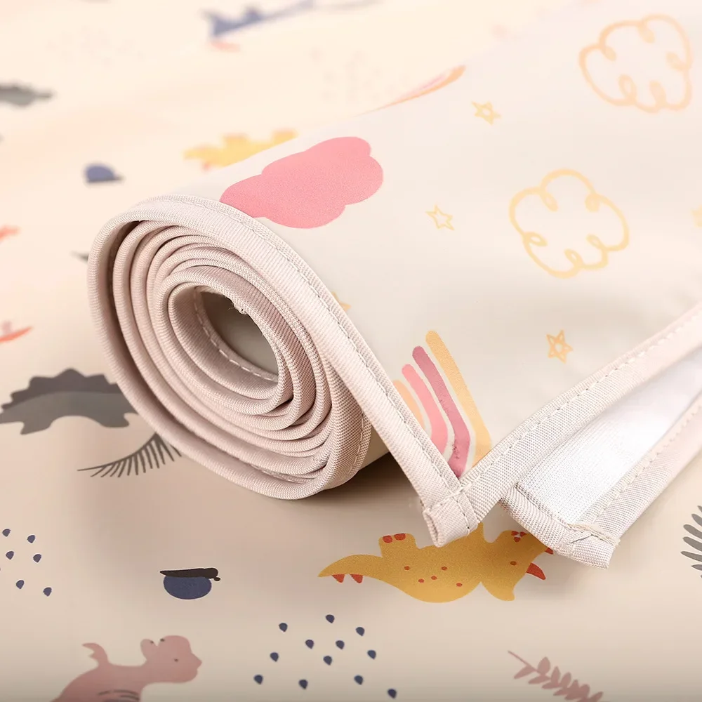 New Baby Diaper Mat Soft PU Waterproof Leak Proof Washable Newborn Urine Pad Changing Pad Liners Reusable Comfort Travel Mats