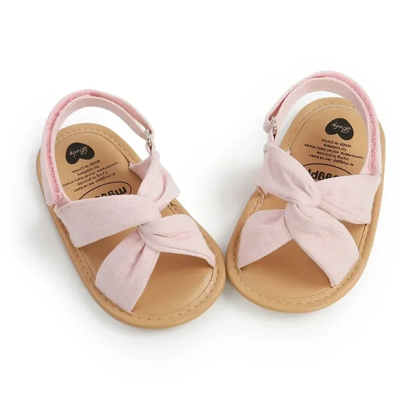 Kids shoes kids sandals baby sandals sandals and clogs Fashion Newborn Baby Girls Sandals Cute Summer Soft Sole Flat Princess Shoes Infant Non-Slip First Walkers Baby Girl Shoes