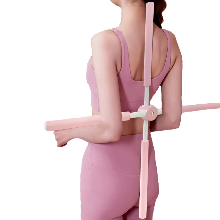 Piccola Attrezzatura Per Il Fitness Indoor Open Back Stick Correzione Del Corpo Buona Forma Yoga Stick