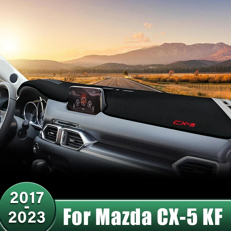 

Car Dashboard Cover Sun Shade Mat Avoid Light Pads Anti-UV Case For Mazda CX-5 CX5 CX 5 KF 2017 2018 2019 2020 2021 2022 2023