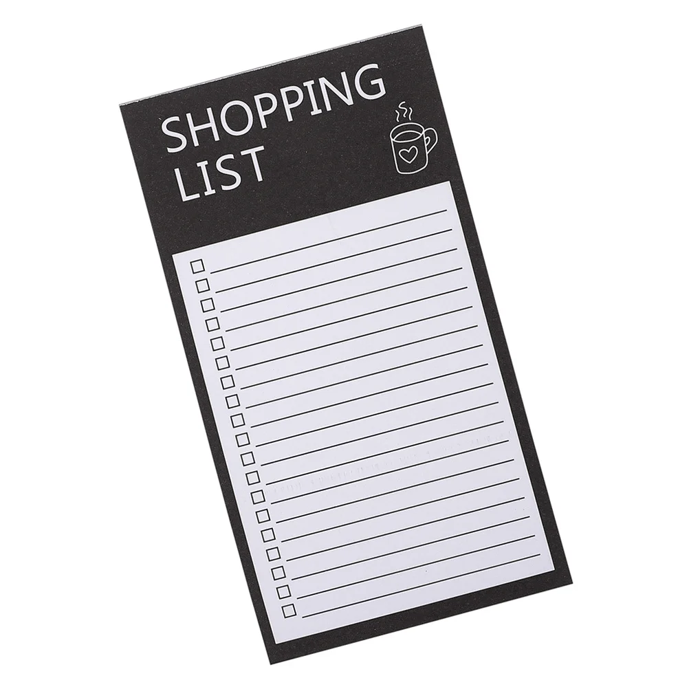 

Grocery List Notepad With Magnet For Shopping To Do Lists Magnetic Note Pad For Refrigerator Planner Notepad