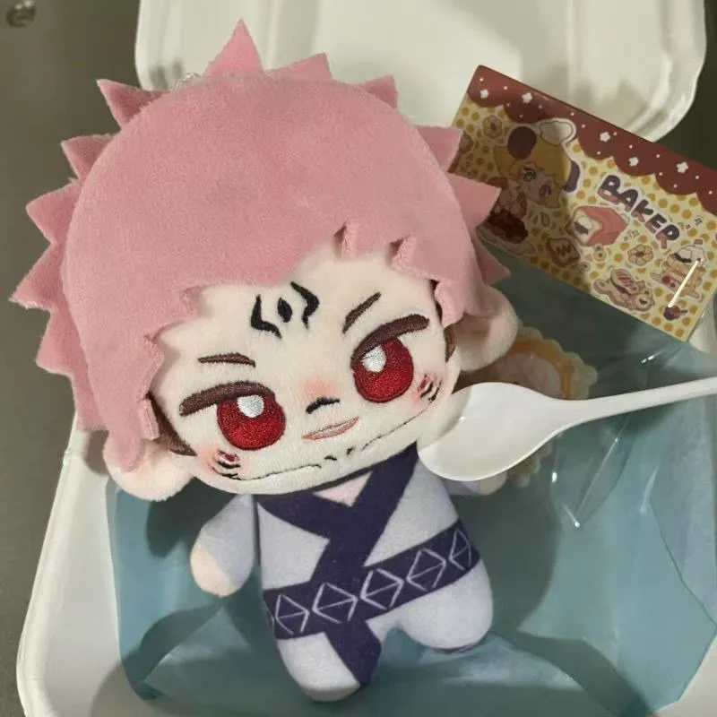 Plush Toy Anime Ornament Anime Cosplay Ryomen Sukuna Soft 10cm Print Body Backpack Pendant Plush Keychain Gifts