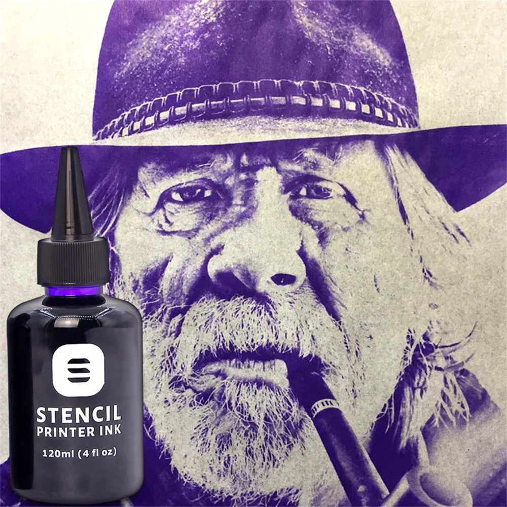 120ml Tattoo Stencil Printer Ink 4oz Transfer Tracing Paper A4 Inkjet Transfer Machines Dedicated Ink Tattoo Accessories