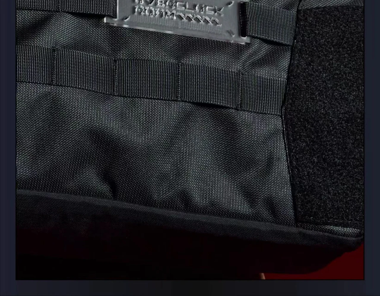 Overclock roam 25aw PM-01 acrylic transparent molle patch hanger edc techwear accessories