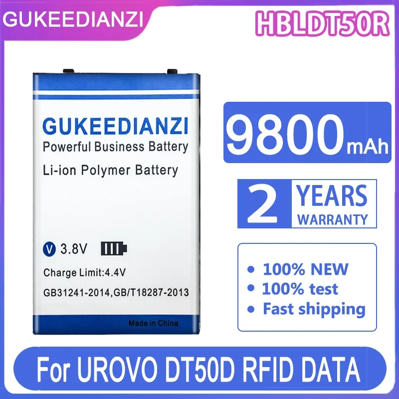 

Сменный аккумулятор GUKEEDIANZI HBLDT50R 9800mAh для UROVO DT50D RFID терминал сбора данных