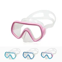 PC Children's Diving Goggles Anti Fog Waterproof Diving Goggles Nose Protection High Definition Lenses Snorkeling Mask Children 1