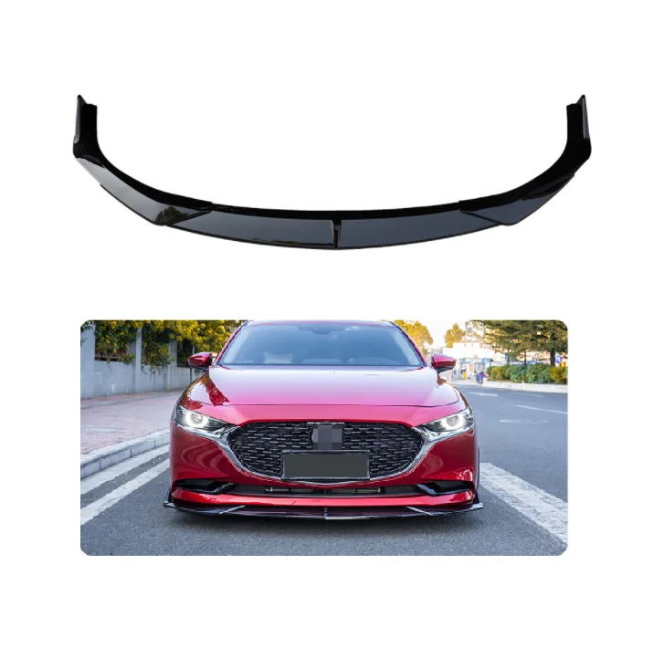 

Automotive Parts Front Bumper Splitter For MAZDA 3 AXELA Upgrade ABS Car Lip 2020-2022