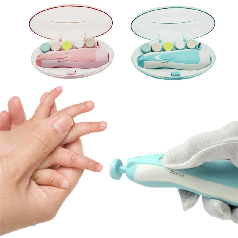 Baby Scissors Child Nails Care Safe Electric Baby Nail Trimmer Nail Clipper Cutter for Kids Infant Newbron Trimmer Manicure