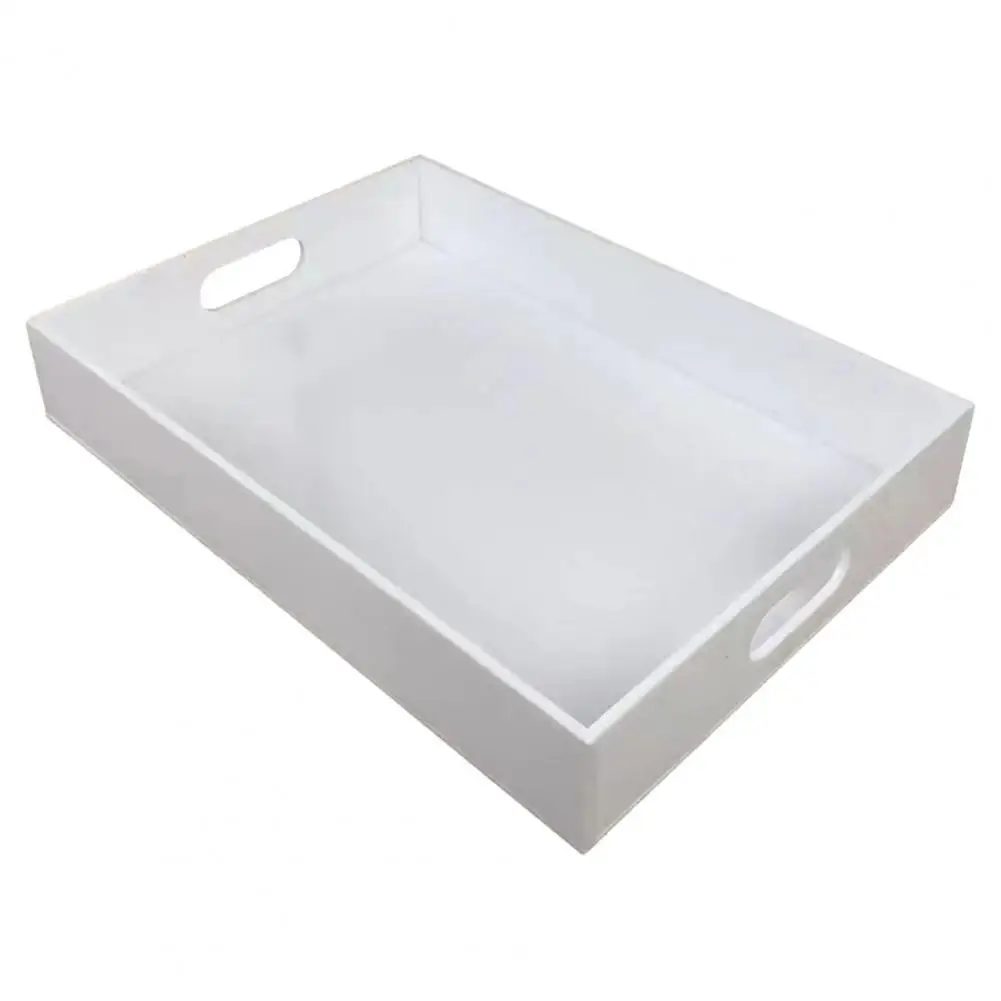High-transparent Acrylic Tray Non-slip Multi-purpose Storage Solution Wide Application Versatile Tray Toiletry Organizer 아크릴 트레이 5