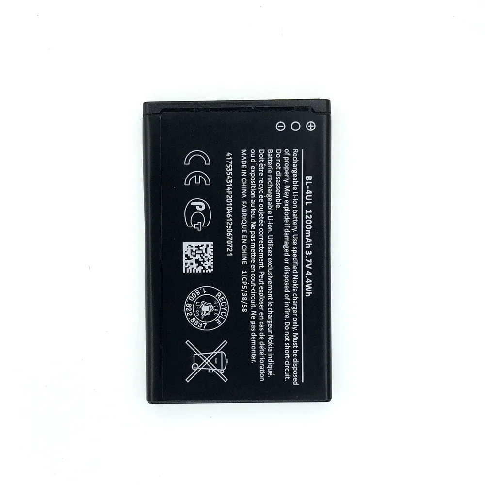 Batteria per Nokia Lumia 225 330 RM-1172 RM-1011 RM-1126 1200mAh BL 4UL BL-4UL 115