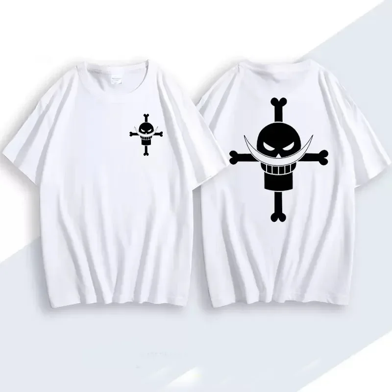 Pirate Ace Edward Newgate T-shirt Men Women Cosplay T Shirt Cotton Short-sleeve Tees Tops Japanese Anime Harajuku Clothing matching tshirts,casual t shirt,kids t shirt