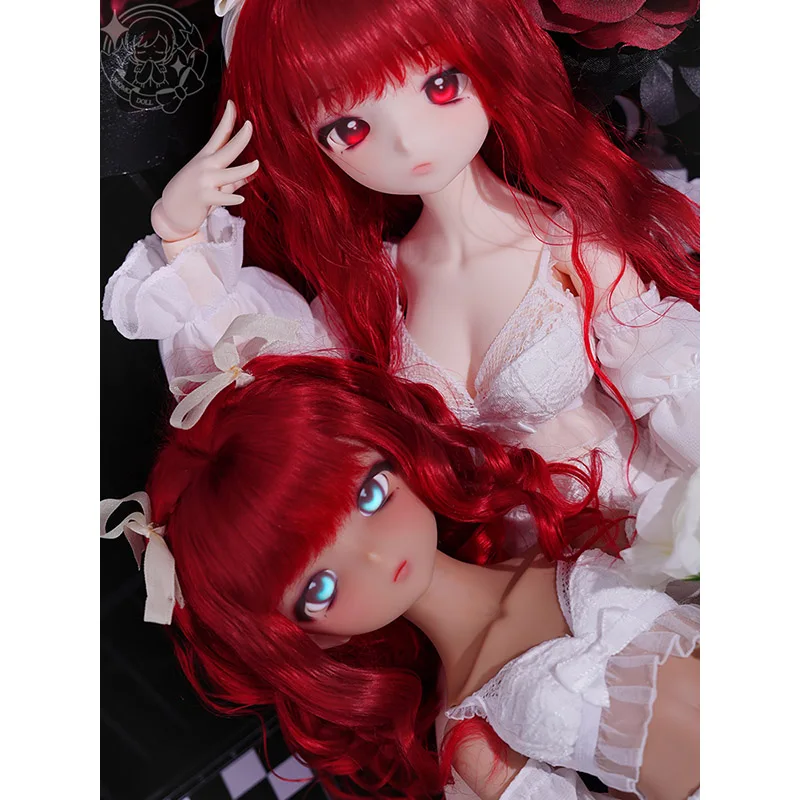 

45 см Мико Кукла тело + голова 1/4 Bjd мягкий ПВХ белый/загар кожа Imomo девушки Diy одеваются игрушки без макияжа