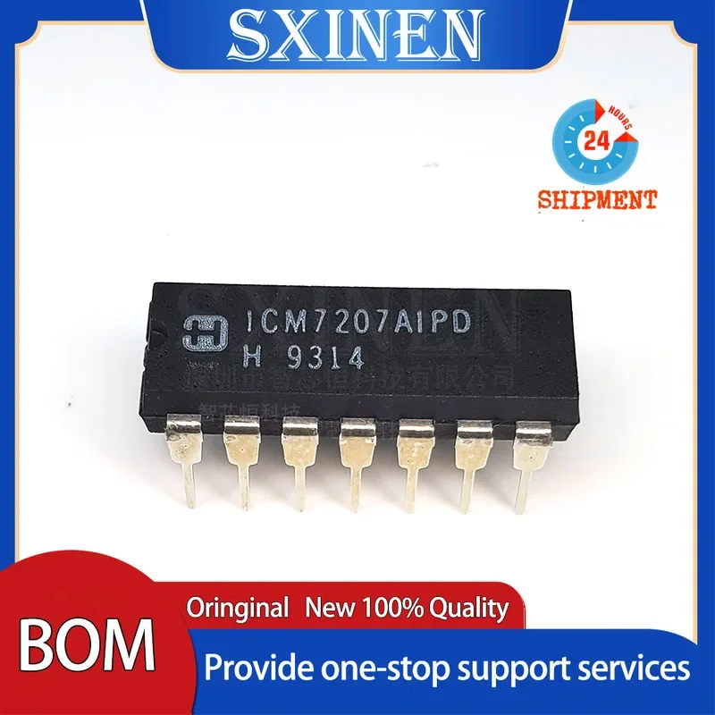 

Таймер ICM7207AIPD DIP-14, счетчик времени INTERSIL, 5 шт.