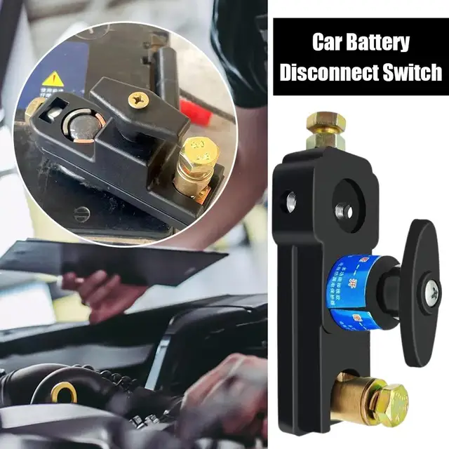 Interruttore Batteria Con Chiave E Coperchio - Sezionatore Universale 12V-24V Per Auto, Barca, Camper