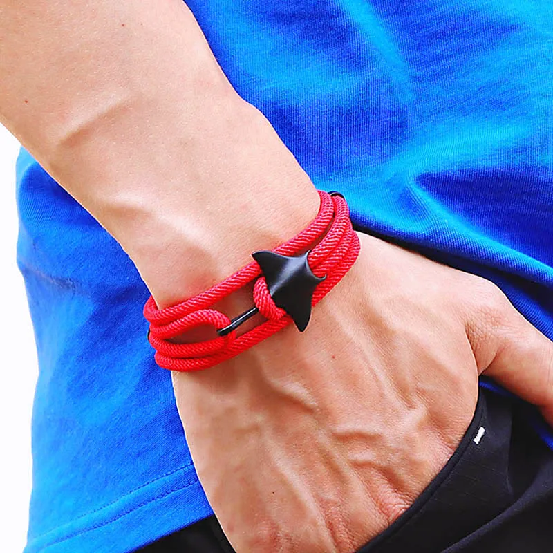 Bohemian Manta Rays Bracelet Handmade Wrap Rope Bracelet