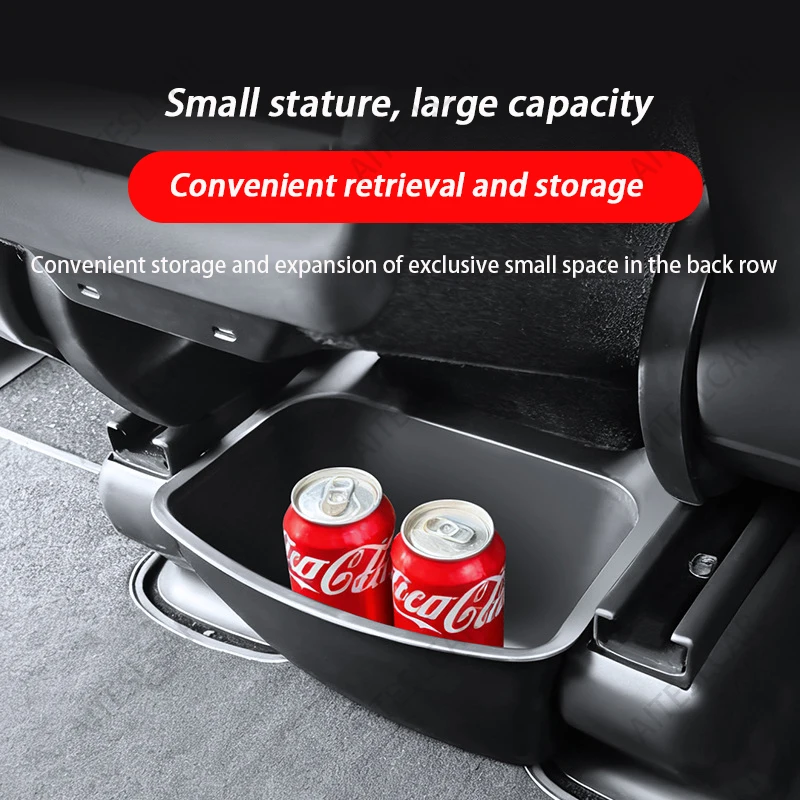 테슬라 모델 Y 2025 주니퍼 액세서리 수납함 뒷좌석 TPE 수납함 쓰레기통 신형 모델 Y 주니퍼용