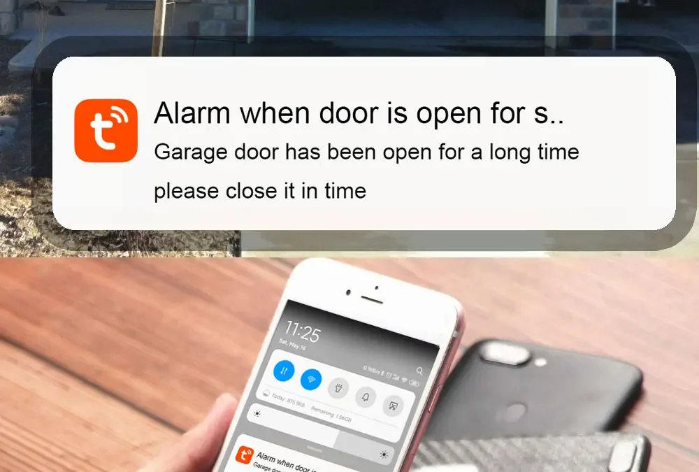 Smart WiFi Garage Door Opener with Mobile Phone Remote Control thumbnail 6