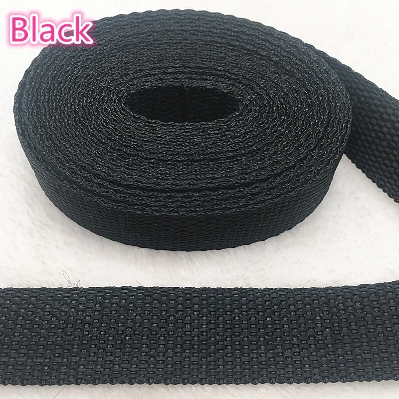 5yards Length 1 Inch (25mm) Width Nylon Webbing Strapping Craft Color U PICK