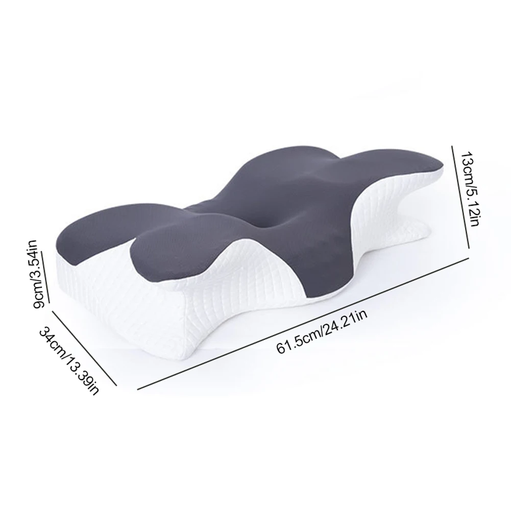 Memory Foam Pillow Ergonomic Sleep Cervical Vertebra Pillow Comfortable Side Sleeping Butterfly Pillow Lumbar Orthopedic Pillow 6