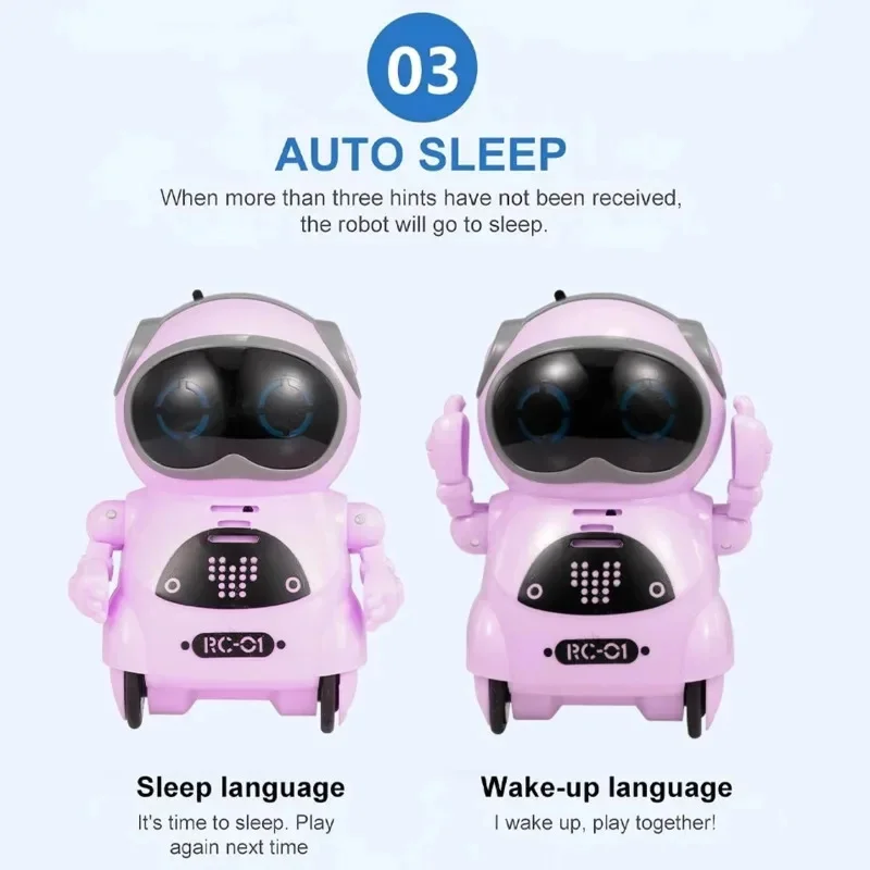 Emo Robot Mascota Inteligente  Talking Interactive Voice Recognition Record Singing Dancing Telling Story Mini Robot Kids Toys 5