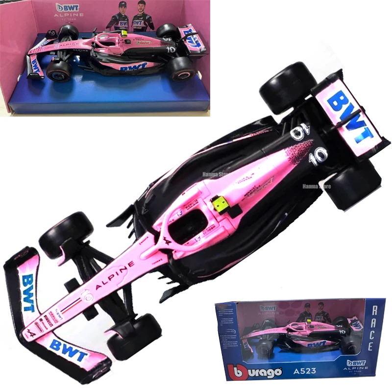 Bburago 1:43 F1 Team Red Bull Ferrari Mercedes Benz Aston Martin McLaren alloy luxury car die cast car model toy series Collecti 5
