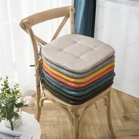 Chair Cushion with Straps Multi Color Dining Room Chair Cushions for Dining Chairs Sponge Seat Cushion Outdoor Garden Cushions 2