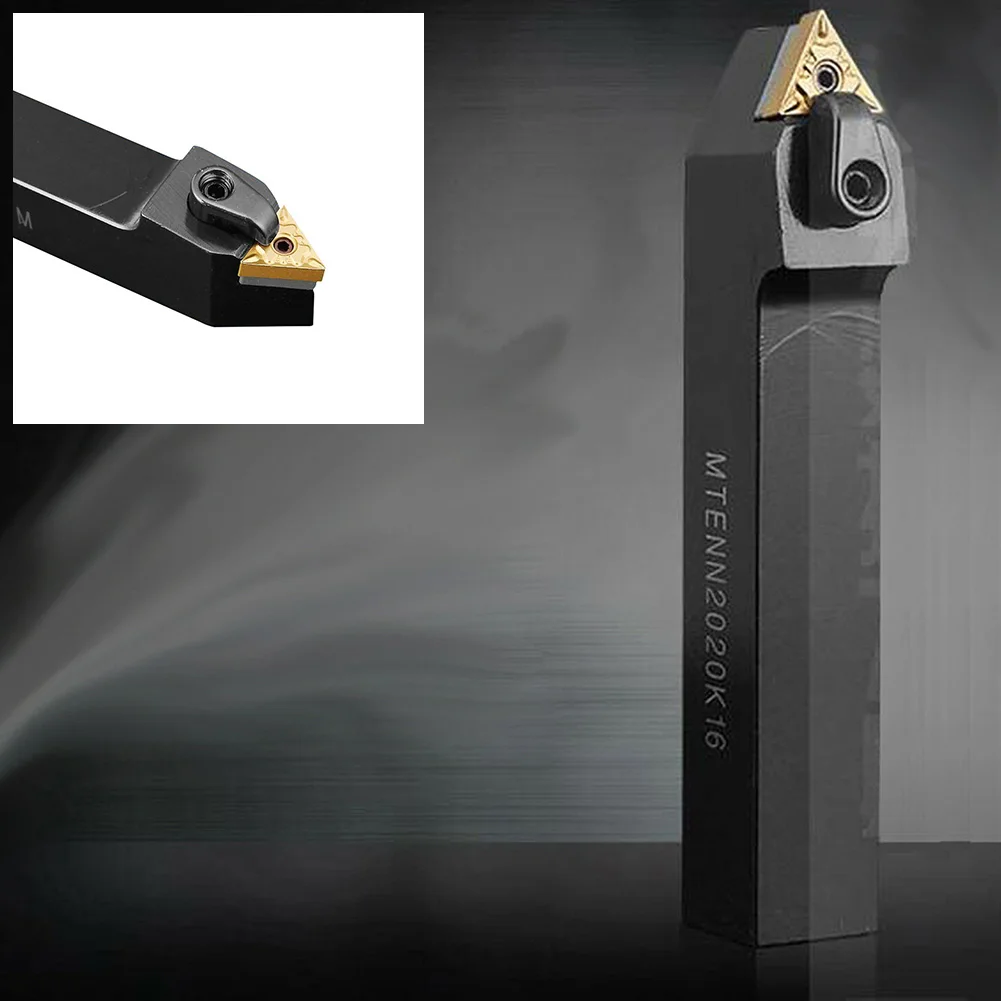 MTENN 1616H16 Turning Tool Holder 1pc External Lathe 60&deg; 100mm Carbon Steel For TNMG1604 Inserts Machinery Accessories