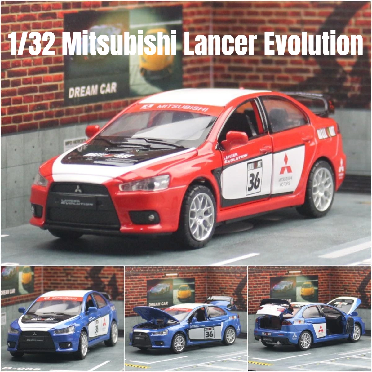 ミニカー Mitsubishi Lancer Evolution WRC 1/18 1/18 Tarmac Mitsubishi Lancer Evolution V WRC #43 Rally New