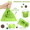 EPI Biodegradable Dog Poop Bags Lavender Scented Pet Poop Bags With Holder Extra Thick Leakproof Dog Poop Bags With Dispenser