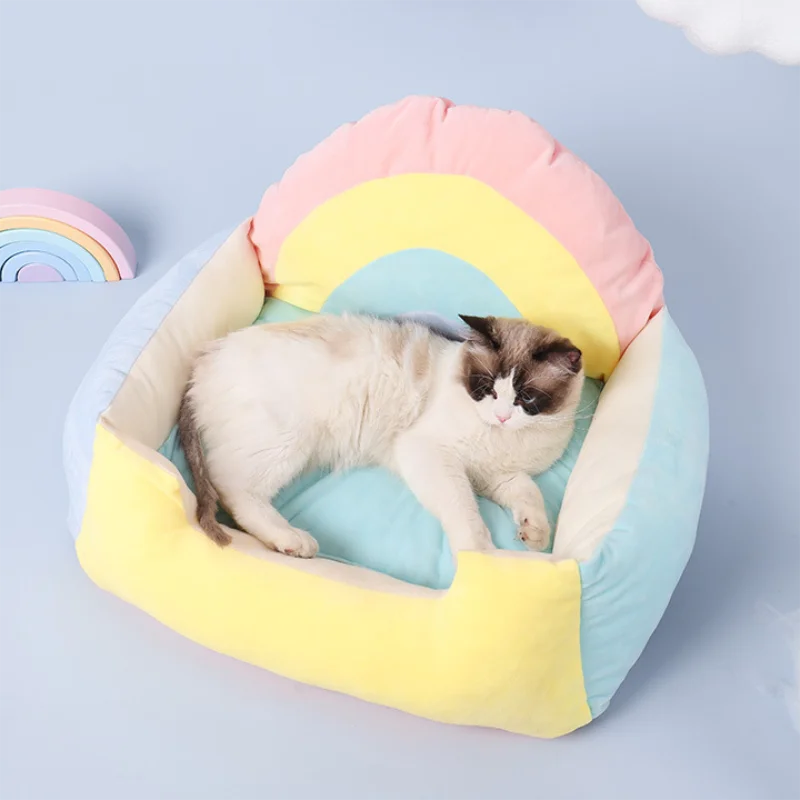 

Cat Couch for Medium Small Pet Sofa Bed Soft and Comfortable Cat Sofa Suitable for Pets Weighing up to 22 Pounds