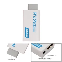 1080P HD Wii To HDMI-Compatible Converter Adapter 3.5mm Jack Audio Video Cable Adapter 720P For Laptop PC HDTV Monitor Display - Image 2
