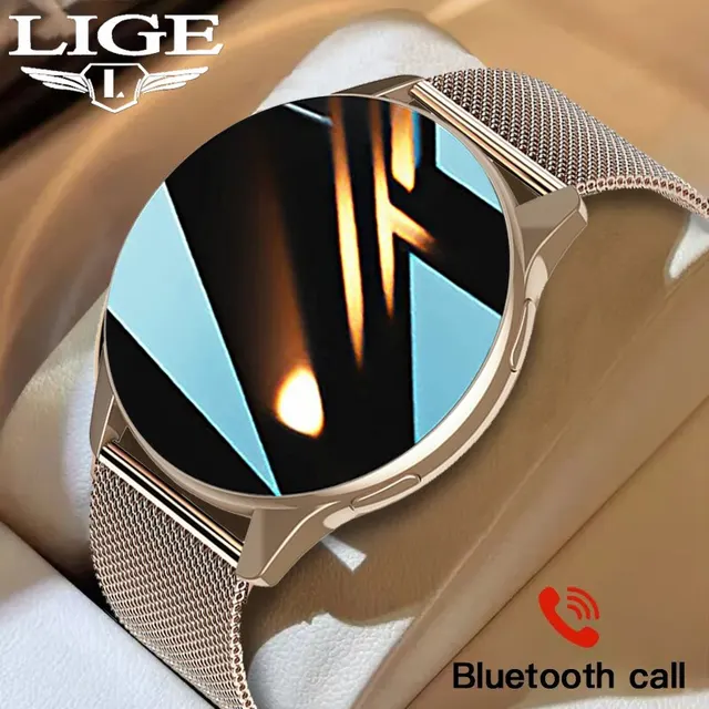 LIGE Men Smart Watch Women Heart Rate Blood Pressure Monitoring Bluetooth Call Smart Watches Men IP67 Waterproof Men Smartwatch 1