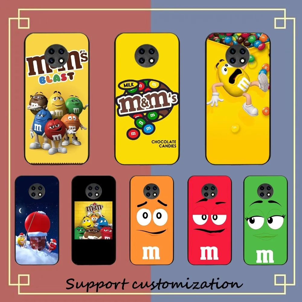 Custodia Per Telefono M-M & Ms-S C-Chocolate Per Redmi Note 4X5 A 6 7 8 T 9 9S 10 11 11S 11Epro Poco M3 Pro