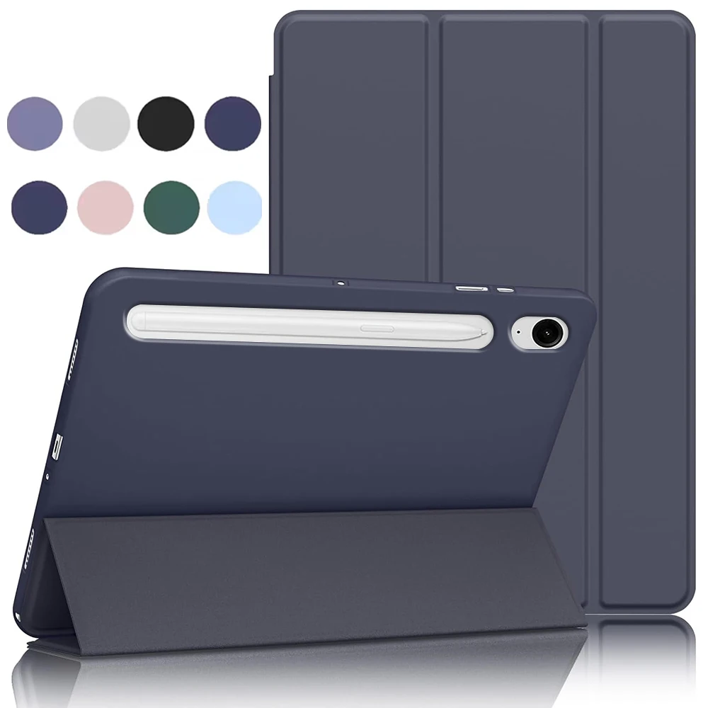 Slim Soft Case with Auto Wake/Sleep Function and Foldable Design in Soft TPU Material Cover