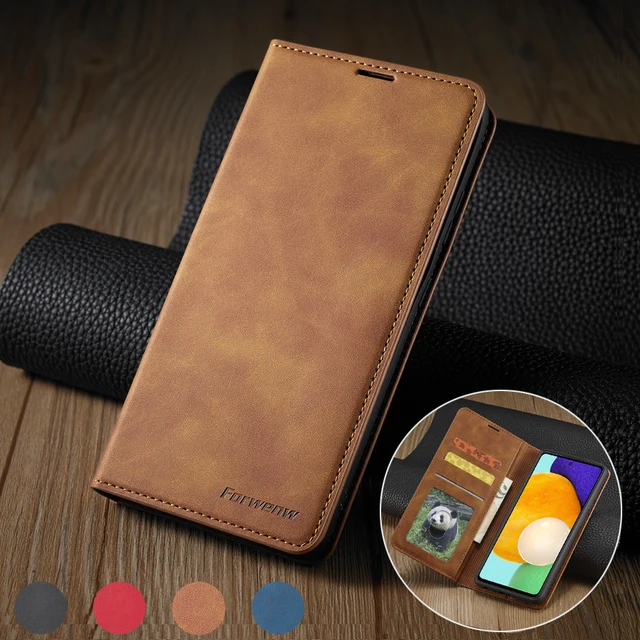 Leather Case For Samsung Galaxy A02S A03S A10 A11 A12 A13 A21S A22 A31 A32 A40 A41 A50 A51 A52 A53 A70 A71 A72 A73 Wallet Case 1