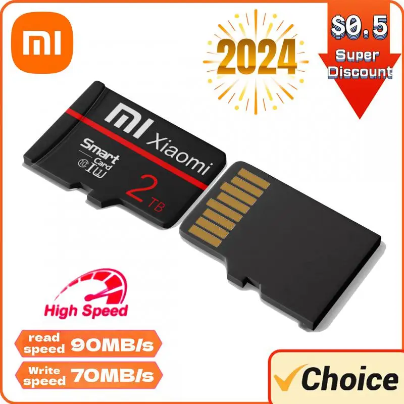 Xiaomi Sd Memory Card 512Gb Micro Tf/Sd Card Class10 A2 V30 Flash Sd Card 32Gb 64Gb Tarjeta De Memoria Per Fotocamera Uav Phone
