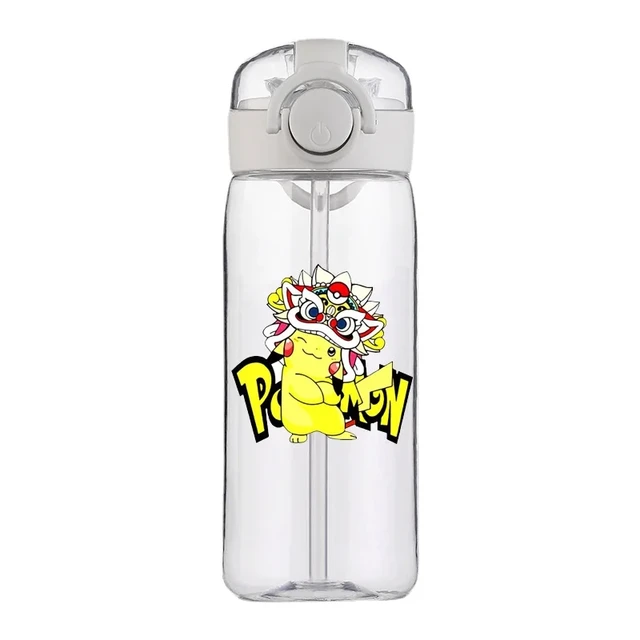Pikachu-Bouteille d'Eau Pokemon pour Homme et Femme, Gourde de dehors en  Plastique, 400-560ml, Cadeau pour Enfant - AliExpress