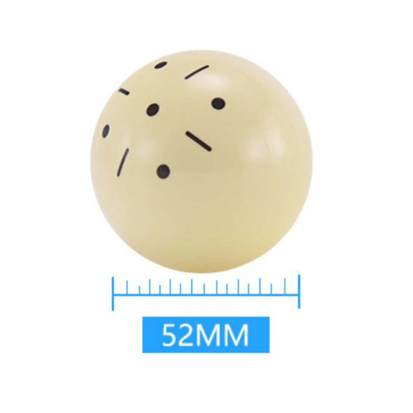 Professional Cue Ball Billiard Pool with Standard Lines Accessory for Games Training